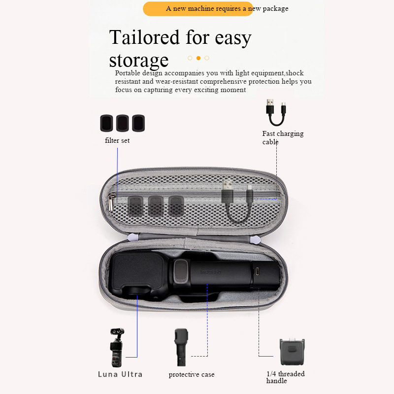 Storage bag For Insta360 Luna  - Drone Gimbal Case ulasan dan harga