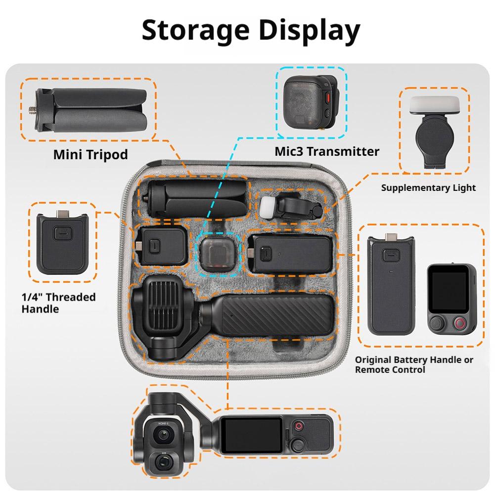 for dji Osmo Pocket 4P Carryin - Drone Gimbal Case ulasan dan harga