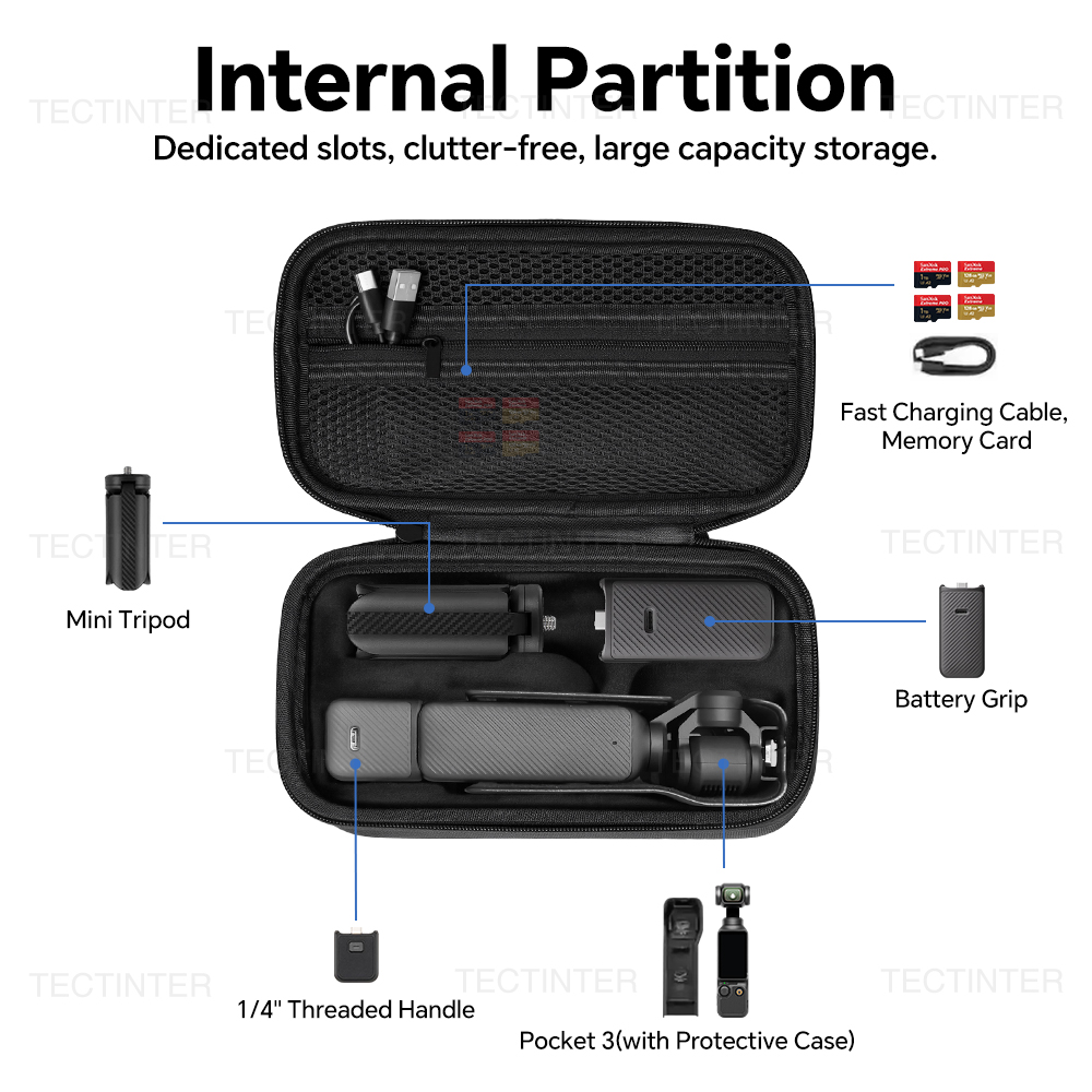 Carrying Case For DJI OSMO Poc - Drone Gimbal Case ulasan dan harga